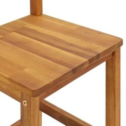 Ensemble De Bar De Jardin 5 Pcs Bois D'acacia Solide -Mobilier De Jardin Soldes ensemble de bar de jardin 5 pcs bois d acacia solide 3666722615556 1396612