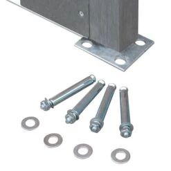 Ensemble De Clôture WPC 2 Carré 376 X 185 Cm Gris -Mobilier De Jardin Soldes ensemble de cloture wpc 2 carre 376 x 185 cm gris 8718475732471 1276034