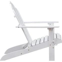 Fauteuil De Jardin Inclinable En Acacia FSC - 72,5 X 89,5 X H.94 Cm - Blanc -Mobilier De Jardin Soldes fauteuil de jardin inclinable en acacia fsc 72 5 x 89 5 x h 94 cm blanc 3612408315739 661213