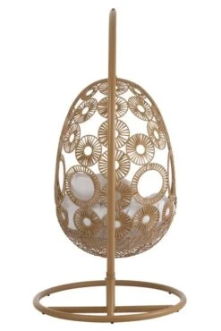 Fauteuil Suspendu Avec Coussins Aluminium Et Roseau Beige Ila -Mobilier De Jardin Soldes fauteuil suspendu avec coussins aluminium et roseau beige ila 5400924207175 1336084