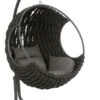 Fauteuil Suspendu Avec Coussins Métal Noir Vega