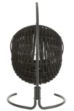 Fauteuil Suspendu Avec Coussins Métal Noir Vega -Mobilier De Jardin Soldes fauteuil suspendu avec coussins metal noir vega 5400924216313 1336037