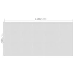 Film Solaire De Piscine Flottant PE 1200x600 Cm Gris -Mobilier De Jardin Soldes film solaire de piscine flottant pe 1200x600 cm gris 3666722176583 1221398