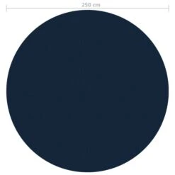 Film Solaire De Piscine Flottant PE 250 Cm Noir Et Bleu -Mobilier De Jardin Soldes film solaire de piscine flottant pe 250 cm noir et bleu 3666722935388 1221219