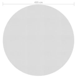 Film Solaire De Piscine Flottant PE 455 Cm Gris -Mobilier De Jardin Soldes film solaire de piscine flottant pe 455 cm gris 3666722195867 1174469