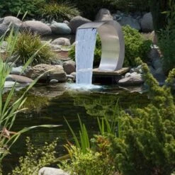 Fontaine Cascade De Piscine Acier Inoxydable 45 X 30 X 60 Cm -Mobilier De Jardin Soldes fontaine cascade de piscine acier inoxydable 45 x 30 x 60 cm 3666722185912 1210202