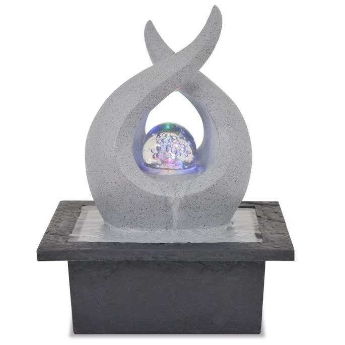 Fontaine D'intérieur Avec Lampe LED Polyrésine 6 2 Fontaine D'intérieur Avec Lampe LED Polyrésine 6 – Image 2