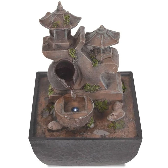 Fontaine D'intérieur Avec Lampe LED Polyrésine 4 4 Fontaine D'intérieur Avec Lampe LED Polyrésine 4 – Image 4