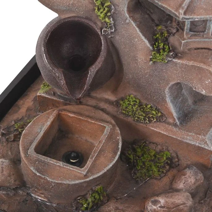 Fontaine D'intérieur Avec Lampe LED Polyrésine 4 5 Fontaine D'intérieur Avec Lampe LED Polyrésine 4 – Image 5