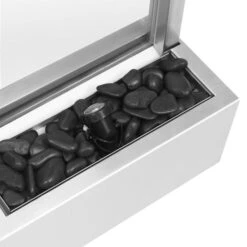 Fontaine De Jardin Argenté 46x24x150 Cm Acier Inoxydable -Mobilier De Jardin Soldes fontaine de jardin argente 46x24x150 cm acier inoxydable 8719883762036 1220109