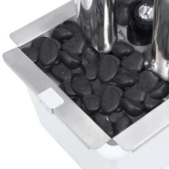 Fontaine De Jardin Argenté 48x34x88 Cm Acier Inoxydable -Mobilier De Jardin Soldes fontaine de jardin argente 48x34x88 cm acier inoxydable 3666722177955 1220141