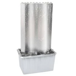 Fontaine De Jardin Argenté 60,2x37x122,1 Cm Acier Inoxydable -Mobilier De Jardin Soldes fontaine de jardin argente 60 2x37x122 1 cm acier inoxydable 3666722177948 1220149