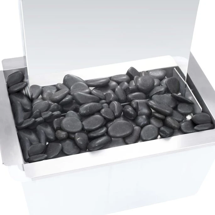 Fontaine De Jardin Avec Pompe Acier Inoxydable 90 Cm Courbé 6 Fontaine De Jardin Avec Pompe Acier Inoxydable 90 Cm Courbé – Image 6