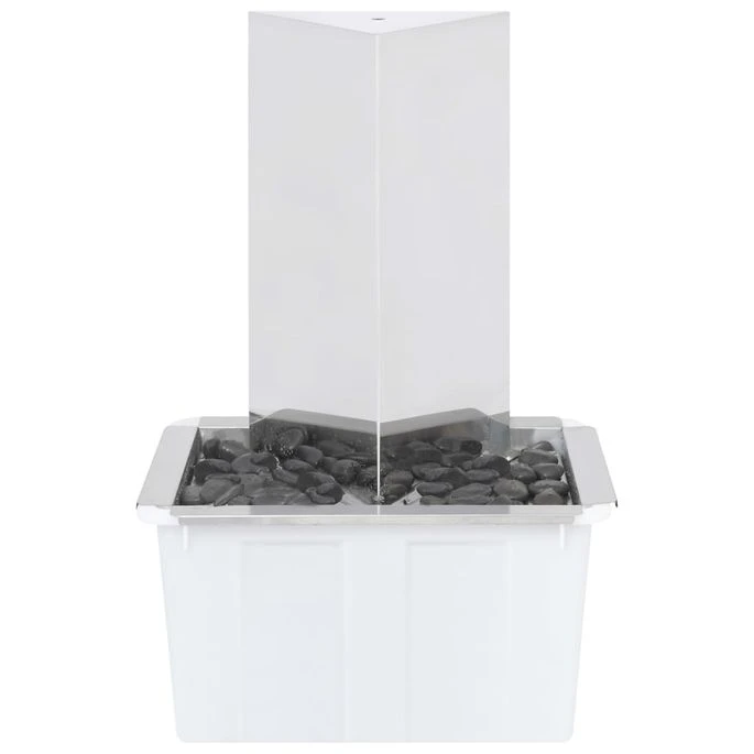 Fontaine De Jardin Et Pompe Acier Inoxydable 76 Cm Triangulaire 4 Fontaine De Jardin Et Pompe Acier Inoxydable 76 Cm Triangulaire – Image 4