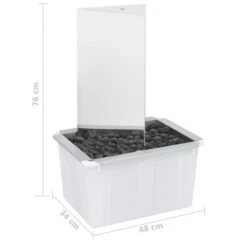 Fontaine De Jardin Et Pompe Acier Inoxydable 76 Cm Triangulaire 17 Fontaine De Jardin Et Pompe Acier Inoxydable 76 Cm Triangulaire -Mobilier De Jardin Soldes fontaine de jardin et pompe acier inoxydable 76 cm triangulaire 3666722180863 1217254