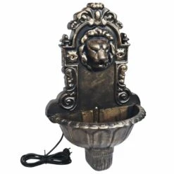 Fontaine Murale Design De Tête De Lion Bronze -Mobilier De Jardin Soldes fontaine murale design de tete de lion bronze 3666722177665 1220384