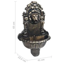 Fontaine Murale Design De Tête De Lion Bronze -Mobilier De Jardin Soldes fontaine murale design de tete de lion bronze 3666722177665 1220387