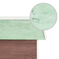 Garage De Tondeuse à Gazon 72x87x50 Cm Moka Et Blanc Sapin -Mobilier De Jardin Soldes garage de tondeuse a gazon 72x87x50 cm moka et blanc sapin 3666722196413 1173933