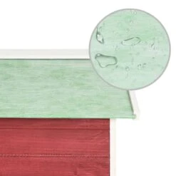 Garage De Tondeuse à Gazon 72x87x50 Cm Rouge Et Blanc Sapin -Mobilier De Jardin Soldes garage de tondeuse a gazon 72x87x50 cm rouge et blanc sapin 3666722196406 1173942