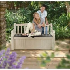 GARDEN BENCH Coffre Jardin De Rangement En Polypropylene 265l -Mobilier De Jardin Soldes garden bench coffre jardin de rangement en polypropylene 265l 7290103653422 515687