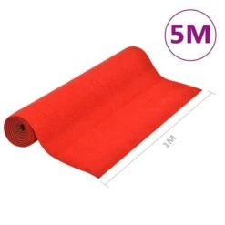 Gazon Artificiel Avec Picots 5x1 M Rouge -Mobilier De Jardin Soldes gazon artificiel avec picots 5x1 m rouge 8720286084588 1172282