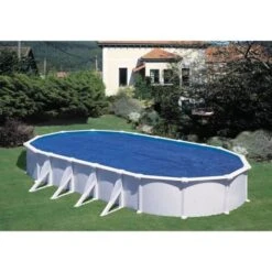 GRE - Bâche Piscine été A Bulles 180 µ 5 X 3 M -Mobilier De Jardin Soldes gre bache piscine ete a bulles 180 5 x 3 m 8412081221823 738151