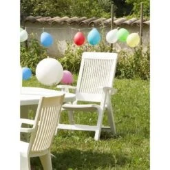 GROSFILLEX Fauteuil Dossier Réglable Fidji 3 - Blanc -Mobilier De Jardin Soldes grosfillex fauteuil dossier reglable fidji 3 blanc 3100038008560 597566
