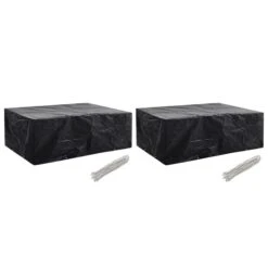 Housses De Salon De Jardin 2 Pcs 8 œillets 242x162x100 Cm