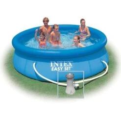 Intex Kit Piscinette Easy Set Autoportante Ronde (ø)3,05 X (h)0,76m -Mobilier De Jardin Soldes intex kit piscinette easy set autoportante ronde 3 05 x h 0 76m 6941057400112 1246017