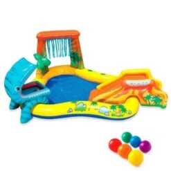 INTEX Piscine Gonflable Enfant / Aire De Jeux Aquatique Dinosaure 249 X 191 X 109 Cm -Mobilier De Jardin Soldes intex piscine gonflable enfant aire de jeux aquatique dinosaure 249 x 191 x 109 cm 6941057402482 534305