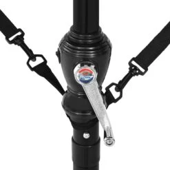 Jeu De Bande De Protection Anti-vent Parasol Noir Polypropylène -Mobilier De Jardin Soldes jeu de bande de protection anti vent parasol noir polypropylene 3666722202787 1166234