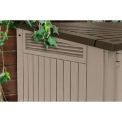 KETER - Coffre De Jardin - Multifonctions - Sans Vérins - 880L - Beige -Mobilier De Jardin Soldes keter coffre de jardin multifonctions sans verins 880l beige 7290112634252 1138454