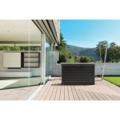 KETER Coffre De Rangement En Résine Ontario - 870 L -Mobilier De Jardin Soldes keter coffre de rangement en resine ontario 870 l 7290106937338 515665