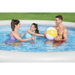 Kit Piscine Hors Sol Autoportante BESTWAY - Fast Set - 457 X 84 Cm - Ronde (Livrée Avec Une Pompe Et Cartouche De Filtration) -Mobilier De Jardin Soldes kit piscine hors sol autoportante bestway fast set 457 x 84 cm ronde livree avec une pompe et cartouche de filtration 6941607310885 1366986