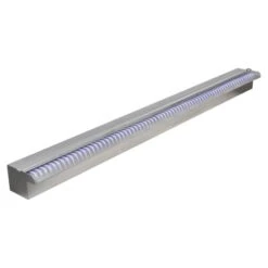 Lame D'eau Rectangulaire à LED 120 Cm En Acier Inoxydable Pour Piscine -Mobilier De Jardin Soldes lame d eau rectangulaire a led 120 cm en acier inoxydable pour piscine 3666722181419 1216839