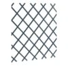LAMS Treillage PVC Lisse - 2 X 1 M - Gris