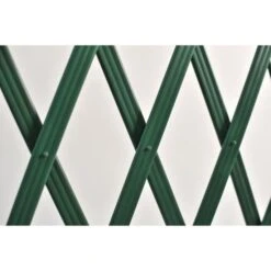 LAMS Treillage PVC Strié - 3 X 1 M - Vert -Mobilier De Jardin Soldes lams treillage pvc strie 3 x 1 m vert 3438611050027 534777