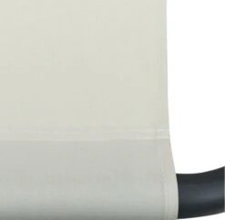 Lit De Jardin 2 Places Polyester Blanc Et Métal Noir Motio -Mobilier De Jardin Soldes lit de jardin 2 places polyester blanc creme et metal noir 3666722552523 400664