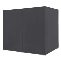 Lit De Jardin à Baldaquin Polyester Et Résine Tressée Gris Uvo -Mobilier De Jardin Soldes lit de jardin a baldaquin polyester et resine tressee gris uvo 3666722558327 386074