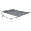 Lit De Jardin Anthracite 200x173 Cm Acier