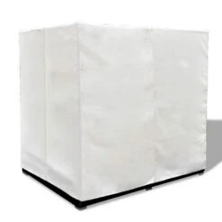 Lit De Jardin Avec Rideaux Résine Noire Et Tissu Blanc Uvo -Mobilier De Jardin Soldes lit de jardin avec rideaux resine noire et tissu blanc uvo 3666722560580 383924