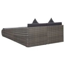 Lit De Jardin Gris 200x139 Cm Résine Tressée 11 Lit De Jardin Gris 200x139 Cm Résine Tressée -Mobilier De Jardin Soldes lit de jardin gris 200x139 cm resine tressee 8719883860411 980755