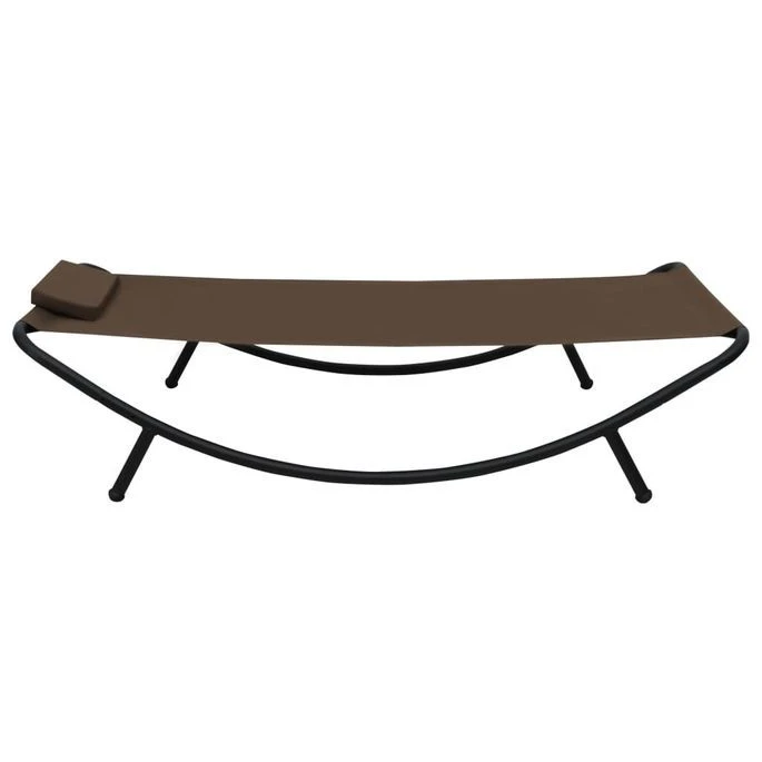 Lit De Jardin Marron 200x90 Cm Acier 2 4 Lit De Jardin Marron 200x90 Cm Acier 2 – Image 4