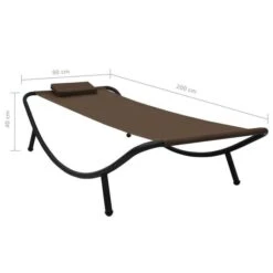Lit De Jardin Marron 200x90 Cm Acier 2 13 Lit De Jardin Marron 200x90 Cm Acier 2 -Mobilier De Jardin Soldes lit de jardin marron 200x90 cm acier 3666722528276 554116