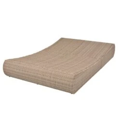 Lit De Jardin Résine Tressée Beige Et Polyester Blanc Imia -Mobilier De Jardin Soldes lit de jardin resine tressee beige et polyester blanc imia 3666722558273 386104