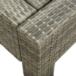 Lit De Jardin Tissu Et Résine Tressée Gris Daget -Mobilier De Jardin Soldes lit de jardin tissu et resine tressee gris daget 3666722558310 386080