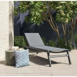 Produits populaires -Mobilier De Jardin Soldes lot de 2 bains de soleil a monter avec roulettes 1 personne gris 3267070015946 1152341