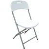 Lot De 2 Chaises Pliantes - Poudre Enduits Ossature D'acier - 42 X 42 X 87 Cm - Tube En Acier Ø 19 X 1 Mm