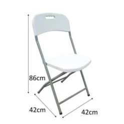 Lot De 2 Chaises Pliantes - Poudre Enduits Ossature D'acier - 42 X 42 X 87 Cm - Tube En Acier Ø 19 X 1 Mm -Mobilier De Jardin Soldes lot de 2 chaises pliantes poudre enduits ossature d acier 42 x 42 x 87 cm tube en acier 19 x 1 mm 3612407824805 429846