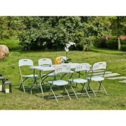 Lot De 2 Chaises Pliantes - Poudre Enduits Ossature D'acier - 42 X 42 X 87 Cm - Tube En Acier Ø 19 X 1 Mm -Mobilier De Jardin Soldes lot de 2 chaises pliantes poudre enduits ossature d acier 42 x 42 x 87 cm tube en acier 19 x 1 mm 3612407824805 429847